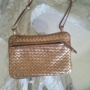 Authentic Bottega Veneta Mini Bag (Metallic Gold 😍)
